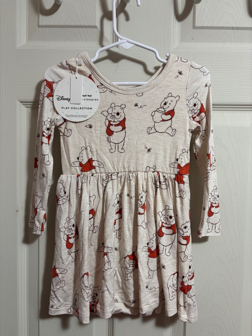 Little Sleepies | Winnie the Pooh Twirl Dress with Bodysuit 18-24 months